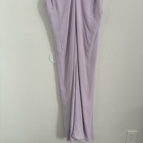 NWT Cris Barros Women's Size 42 (US XL) Light Purple Sleeveless Maxi Dress - Picture 5 of 7